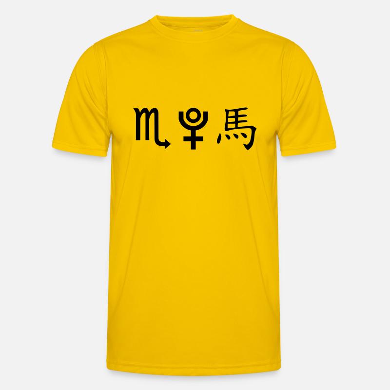 Scorpio Pluto Horse Men's Functional T-Shirt