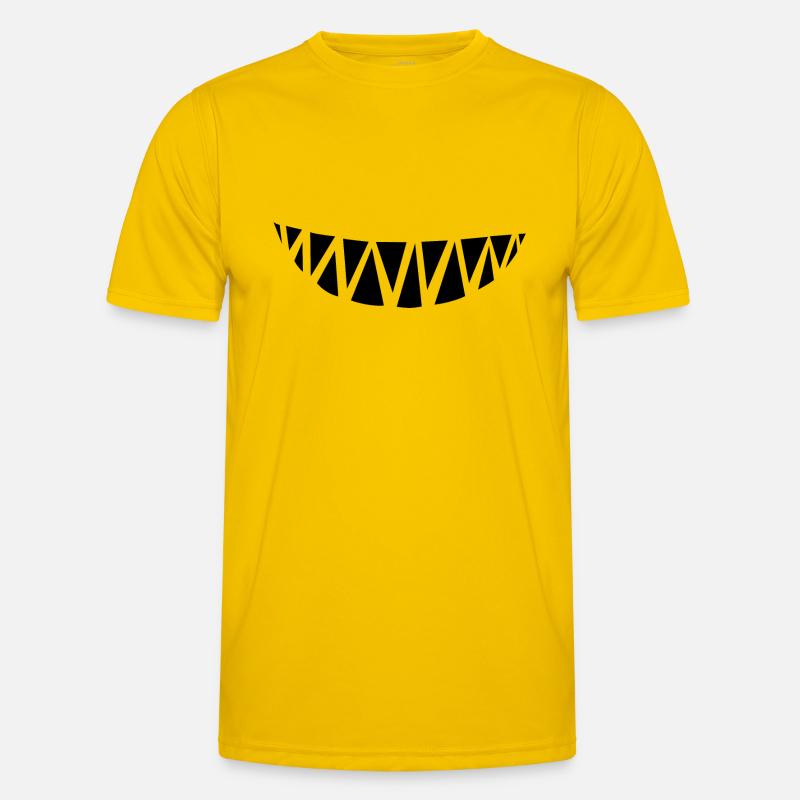 Monster Zähne Männer Funktions-T-Shirt