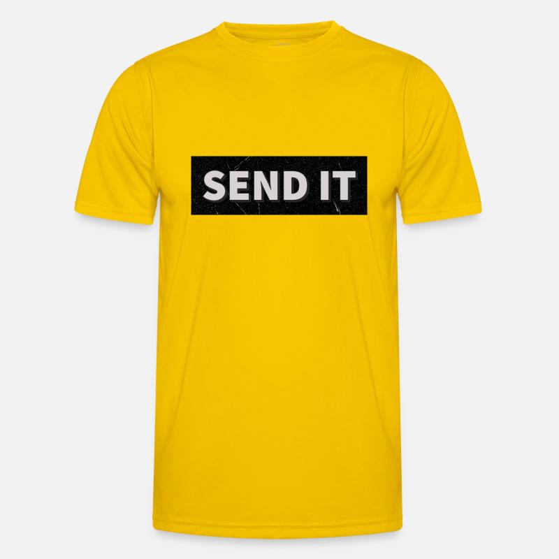 SEND IT Boxlogo Männer Funktions-T-Shirt