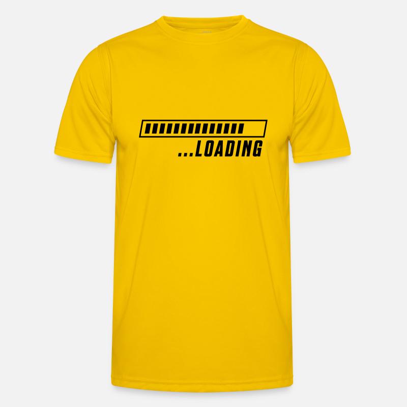 Loading loading bar - Men's Functional T-Shirt - egg yellow