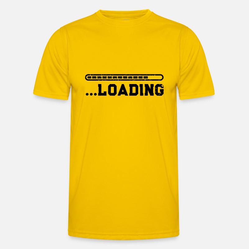 Loading - Men's Functional T-Shirt - egg yellow