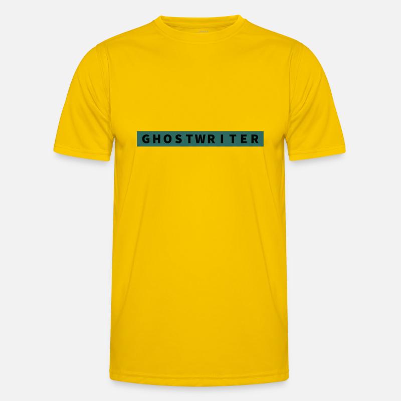 Text Schreiber Männer Funktions-T-Shirt