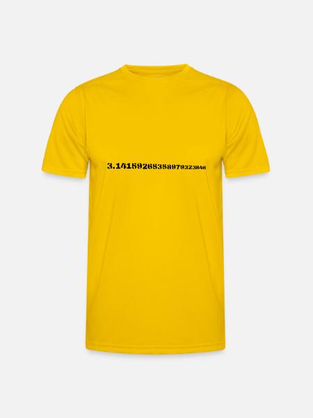 Pi - Men's Functional T-Shirt - egg yellow