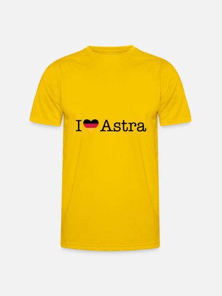 J’adore Astra - T-shirt sport Homme - jaune d'œuf