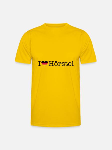 J'aime Hoerstel - T-shirt sport Homme - jaune d'œuf