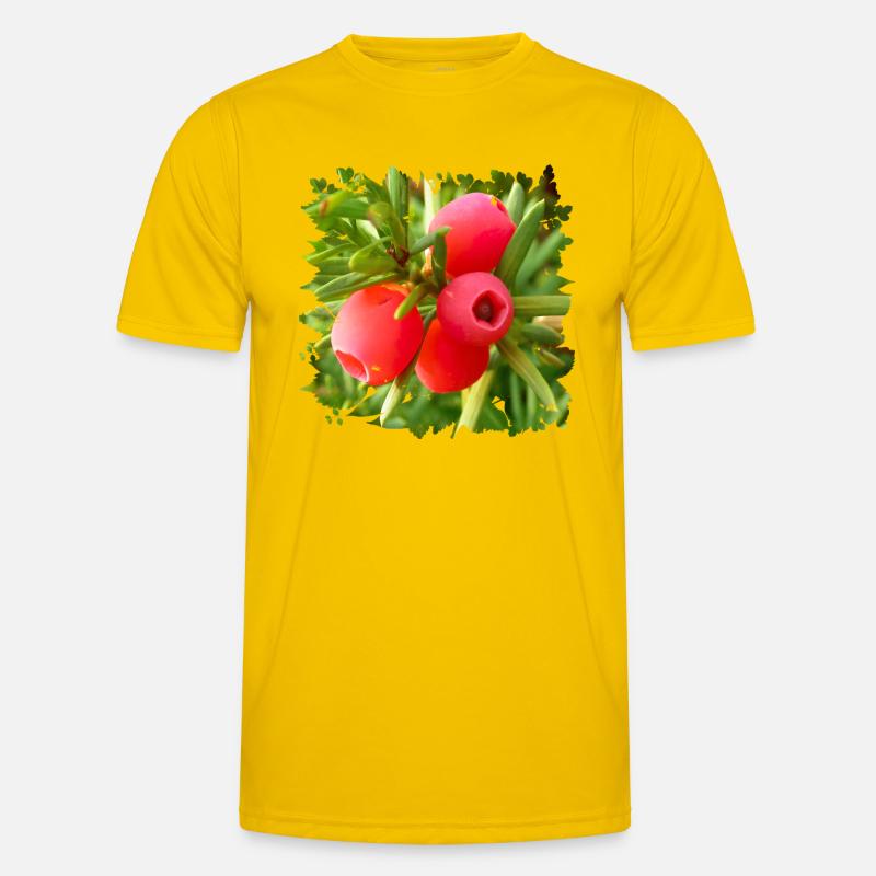 Die Eibe ist ein giftiger heimischer Nadelbaum Männer Funktions-T-Shirt