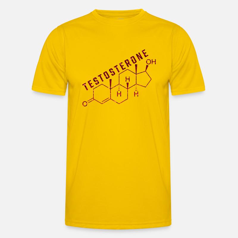 testosterone molecule Men's Functional T-Shirt