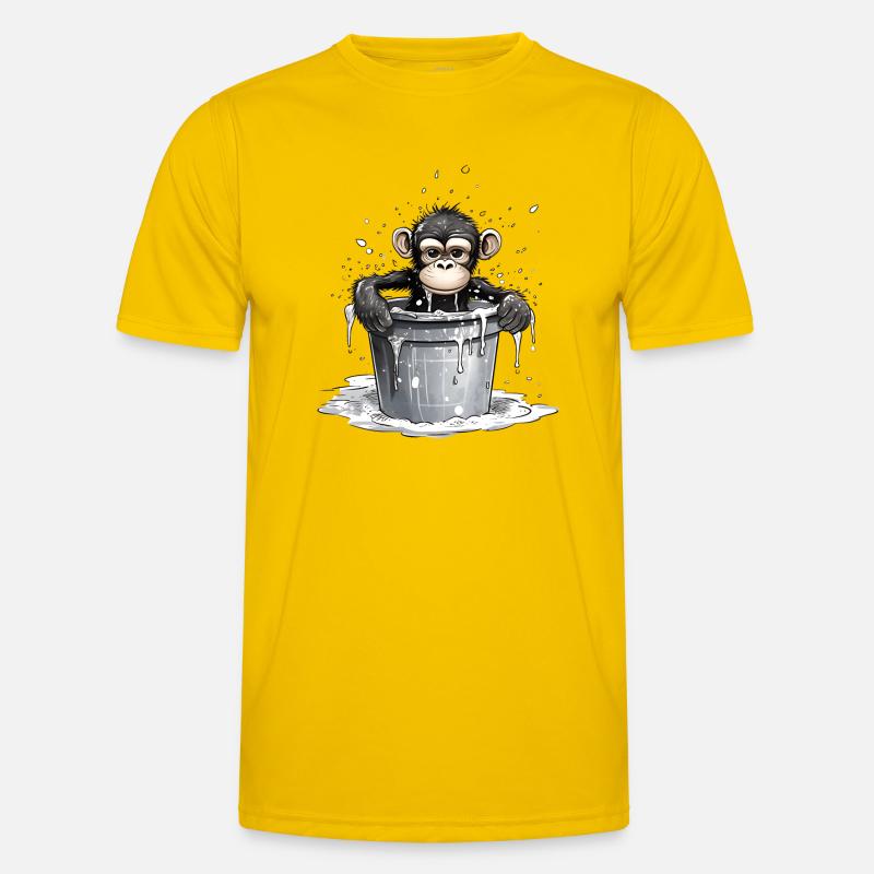 Monkey seeks cooling Men's Functional T-Shirt