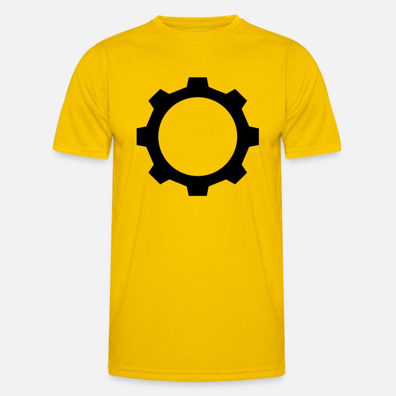 cogs - Men's Functional T-Shirt - egg yellow