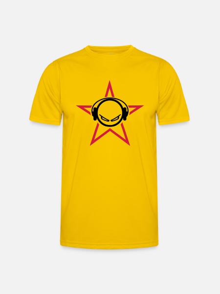 DJ - Men's Functional T-Shirt - egg yellow