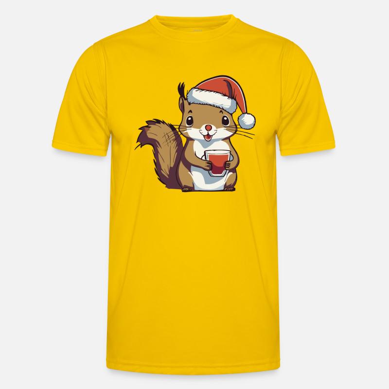 Glow Squirrel 1 Men's Functional T-Shirt