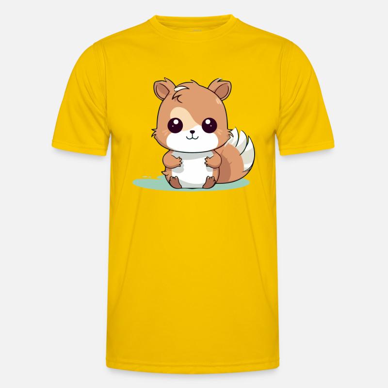 Loo das Eichhörnchen Männer Funktions-T-Shirt