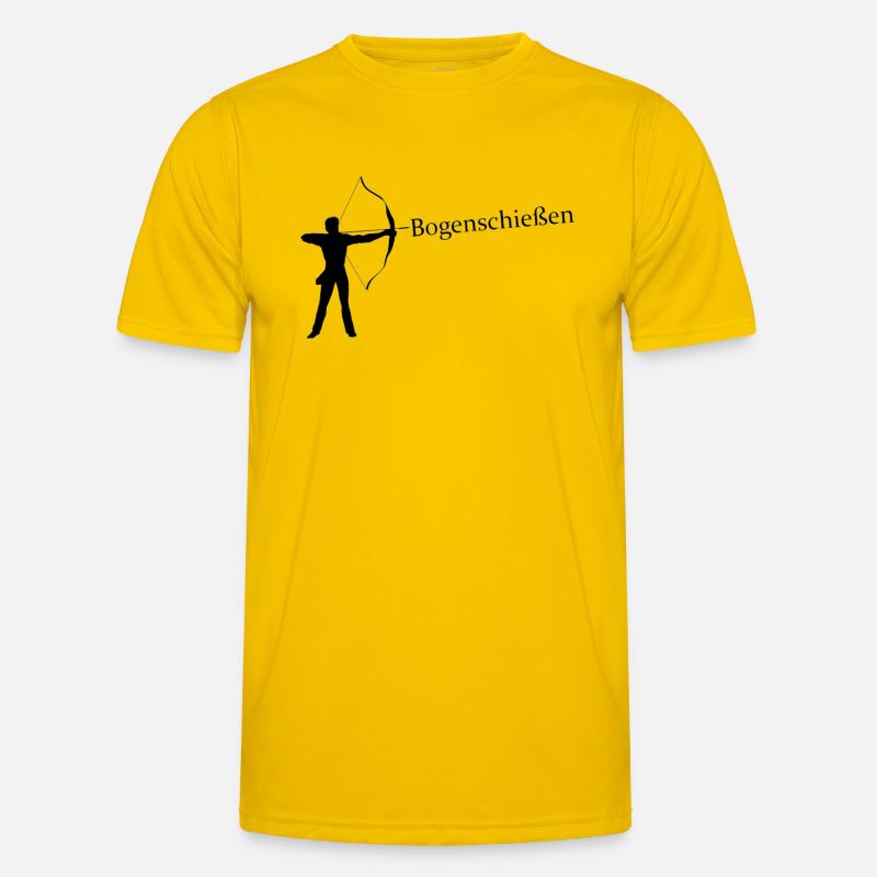 Bogenschießen Männer Funktions-T-Shirt