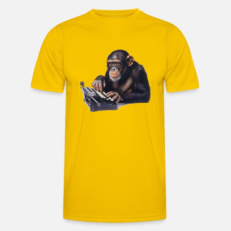 Le théorème du singe infini, une aventure de pensée T-shirt sport Homme