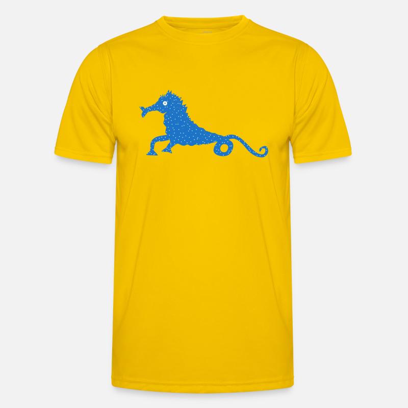 See-Pferdchen Männer Funktions-T-Shirt