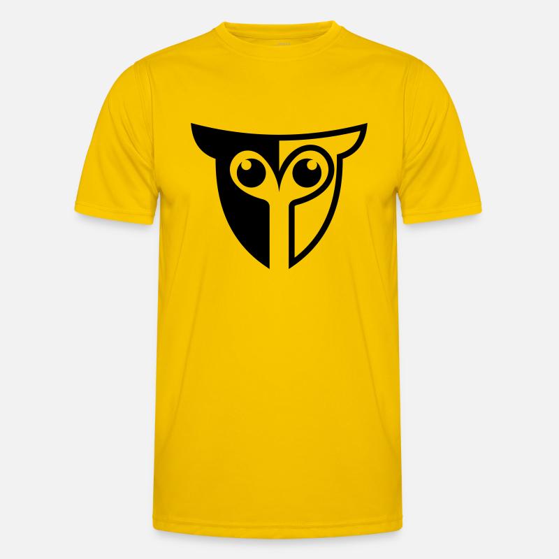 Owl eule Männer Funktions-T-Shirt