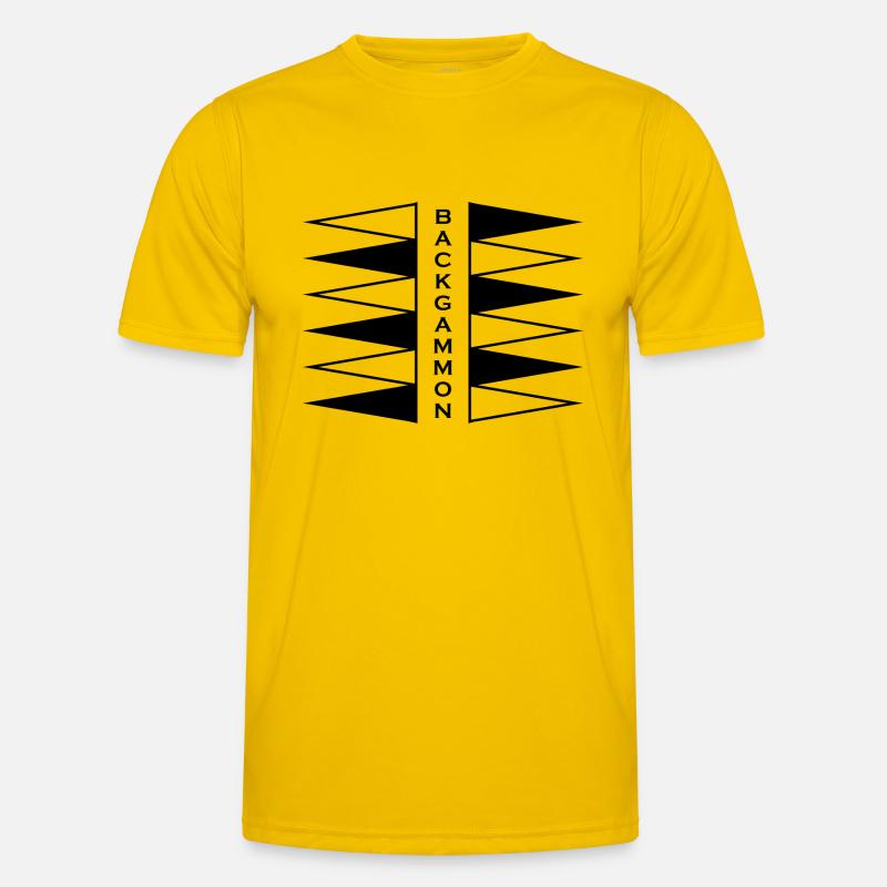 boardgame chess backgammon game night Männer Funktions-T-Shirt