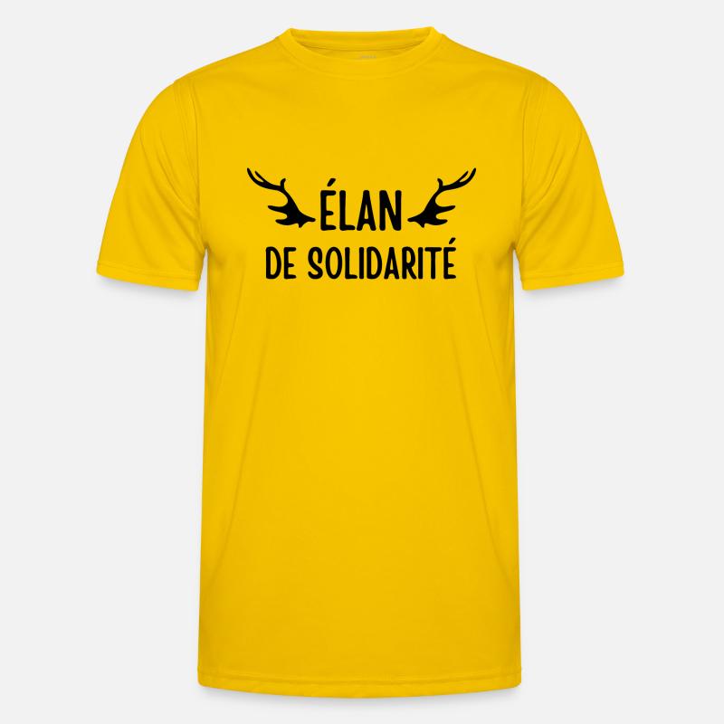 élan de solidarité T-shirt sport Homme