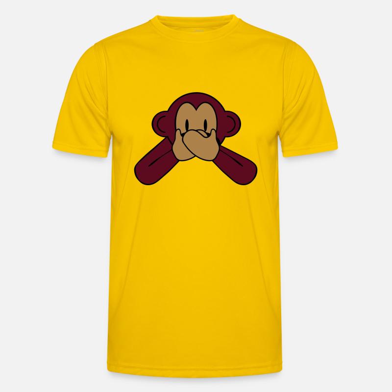 monkey_speak_2 Männer Funktions-T-Shirt