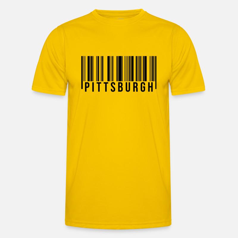 Pittsburgh Barcode Men's Functional T-Shirt