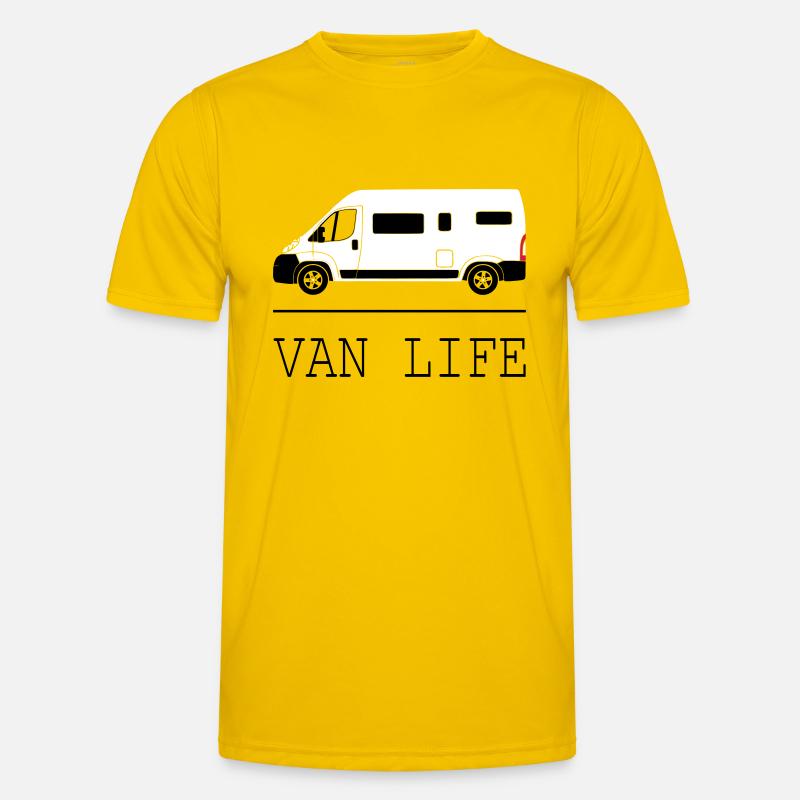 Van Leben Männer Funktions-T-Shirt