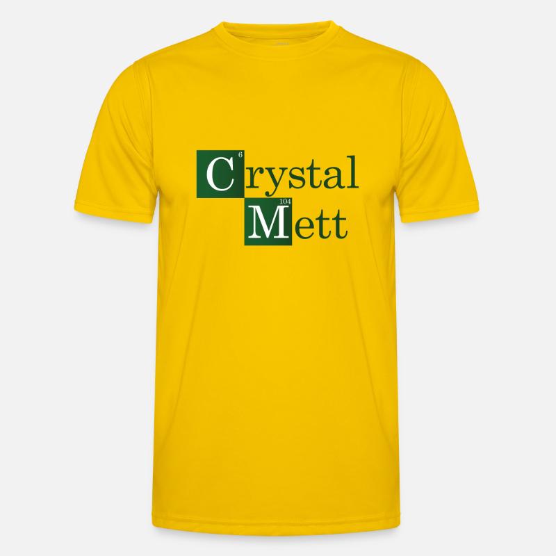 Crystal Mett oder so Männer Funktions-T-Shirt