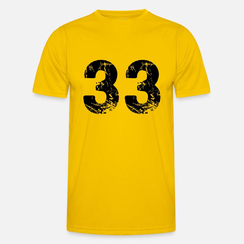 33 - Men's Functional T-Shirt - egg yellow