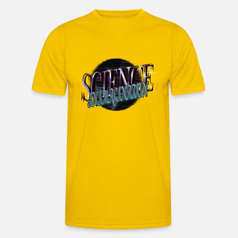 Creative Expression Imagination Exploration - Men's Functional T-Shirt - egg yellow