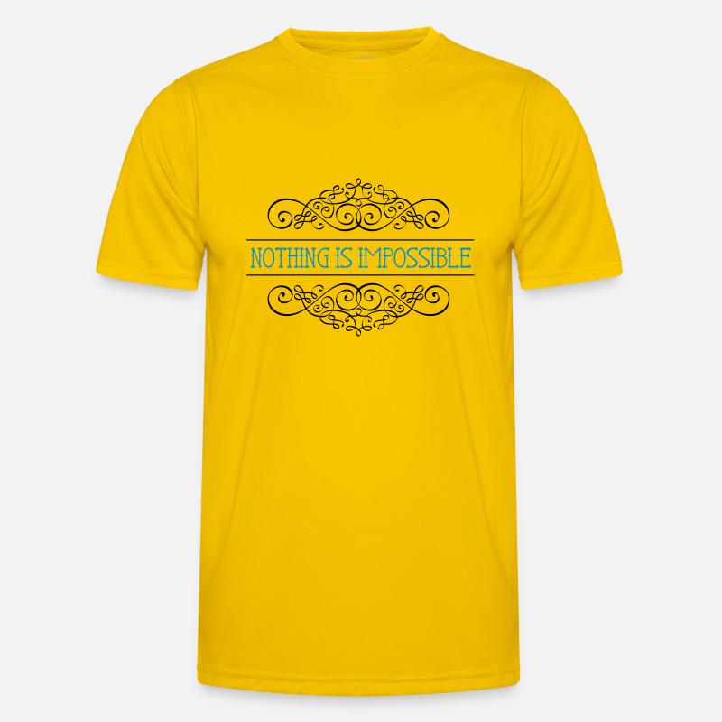 Rien est impossible T-shirt sport Homme