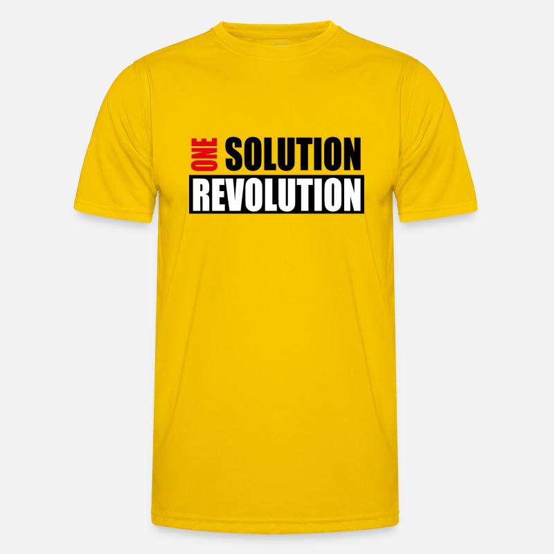 One Solution Revolution Männer Funktions-T-Shirt