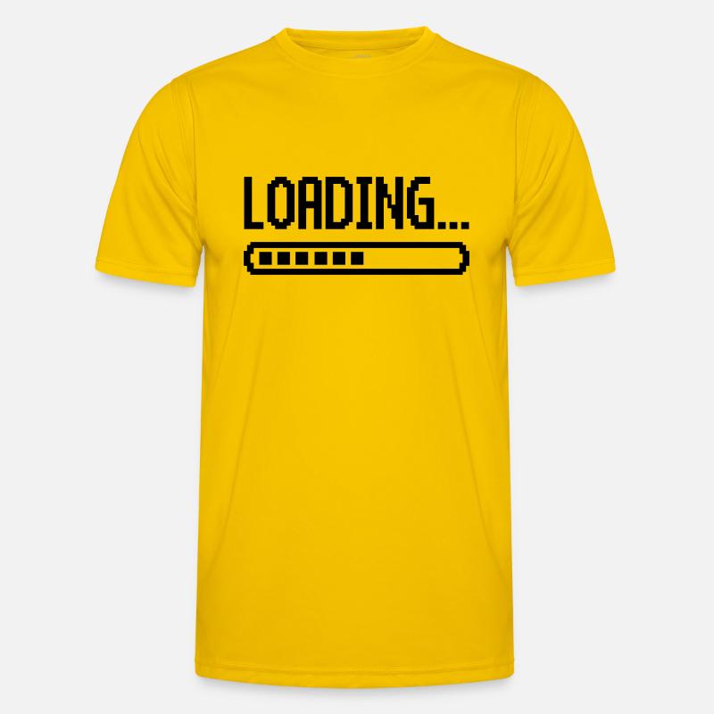 Loading - Men's Functional T-Shirt - egg yellow