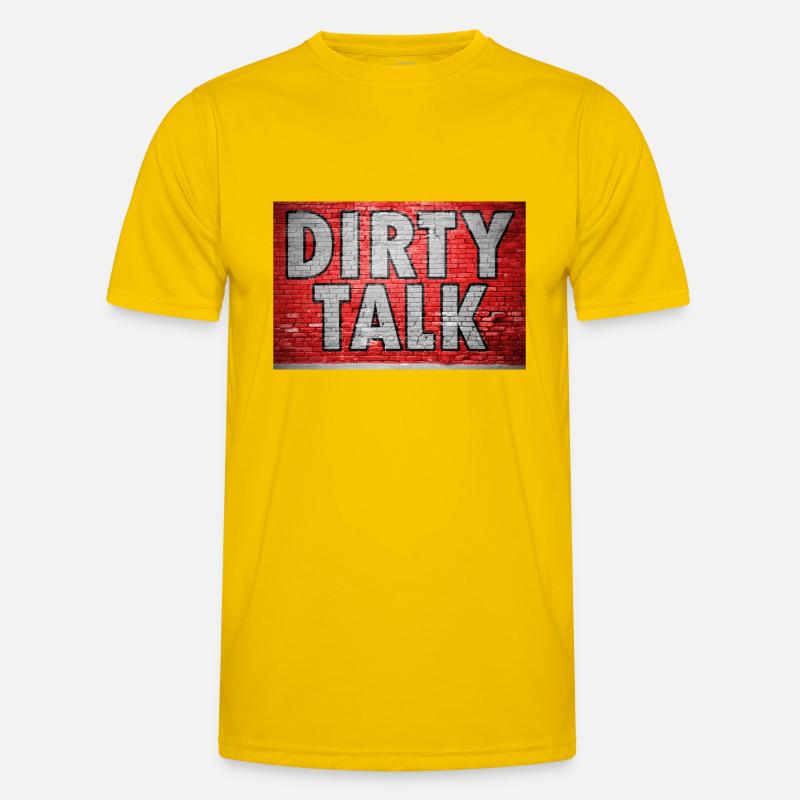 Dirty Talk Graffiti Mur de briques T-shirt sport Homme