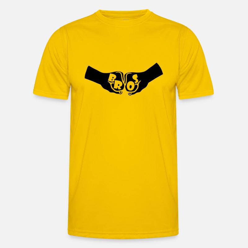 Fäuste Bros Team Männer Funktions-T-Shirt