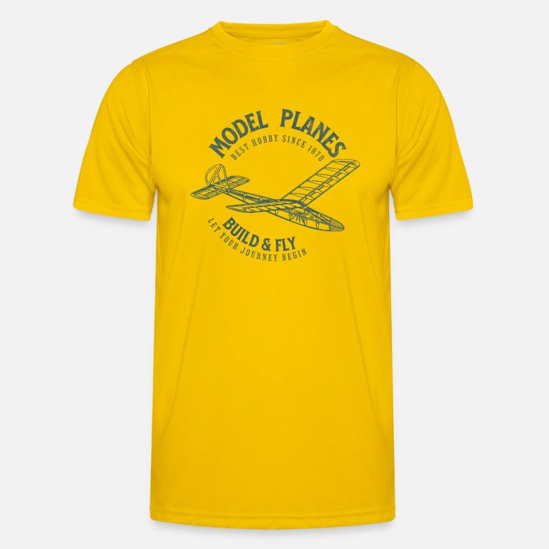 Model Airplanes Men's Functional T-Shirt