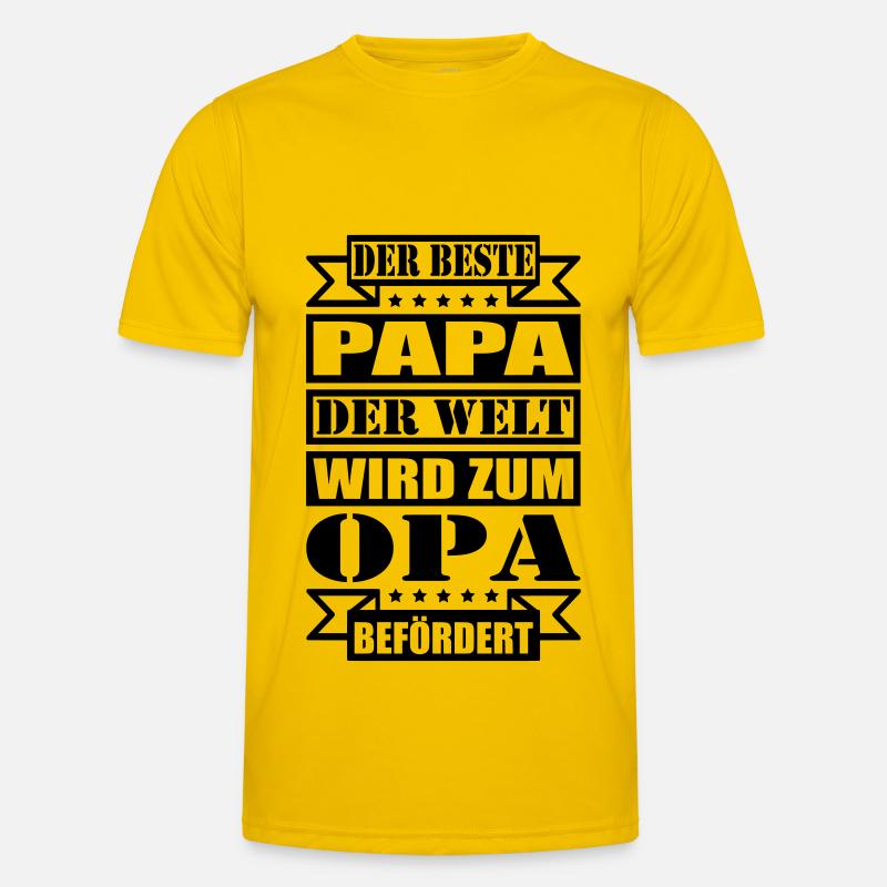 Bester Opa Männer Funktions-T-Shirt