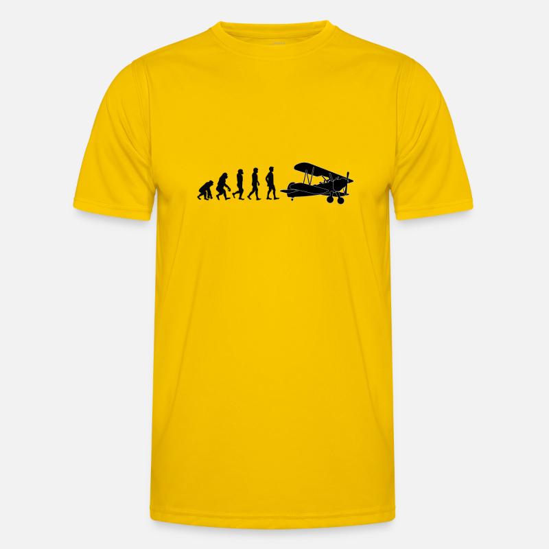 Evolution Pilot - Men's Functional T-Shirt - egg yellow