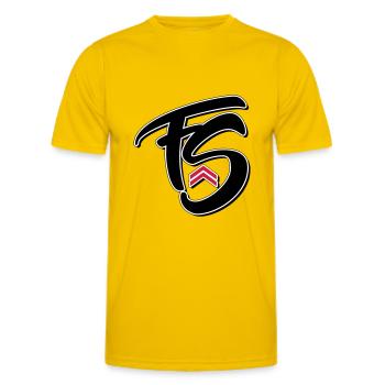 Fresh Style - Men's Functional T-Shirt - egg yellow - Front - AI Model Male 178 dark (178cm)