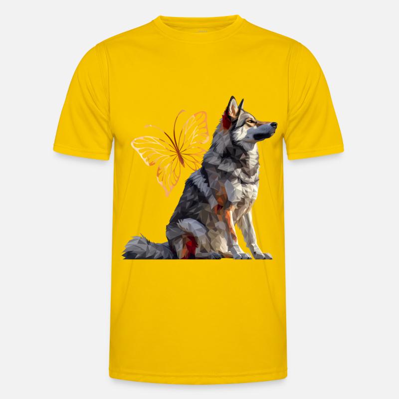 Elkhound - Men's Functional T-Shirt - egg yellow