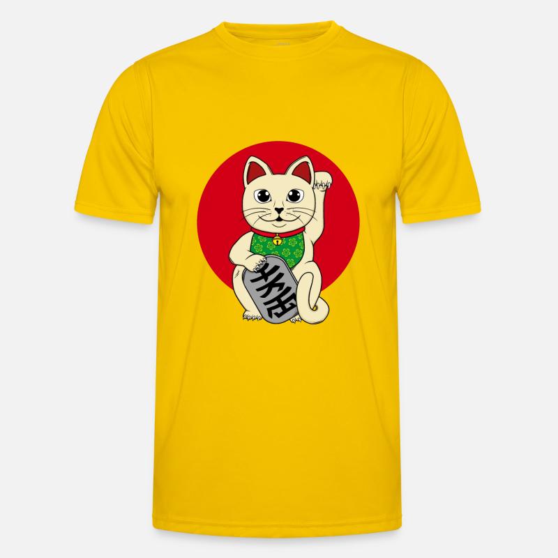 Lucky Cat Men's Functional T-Shirt