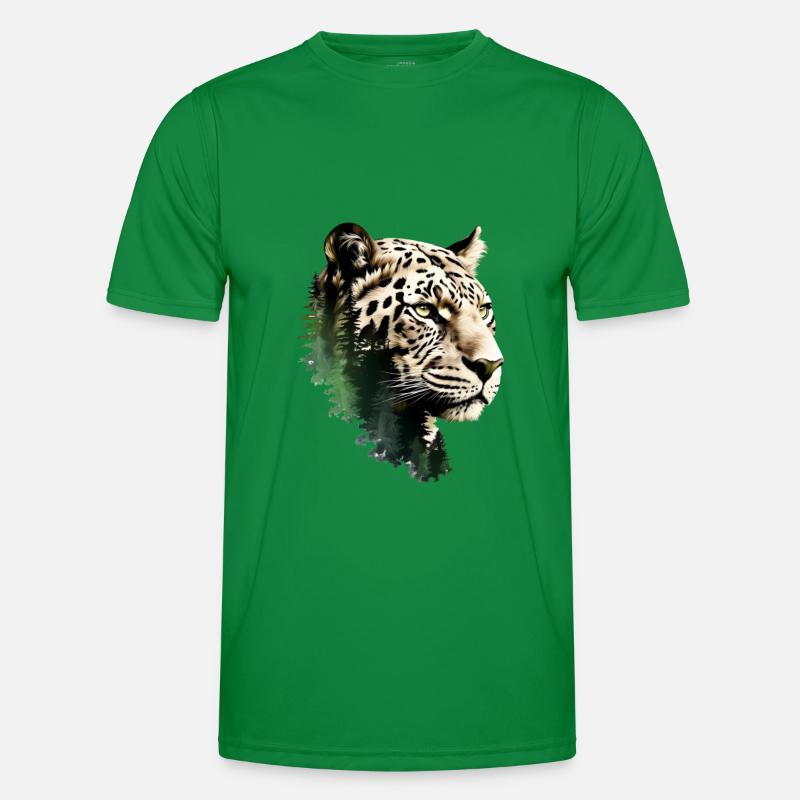 Leopard Männer Funktions-T-Shirt