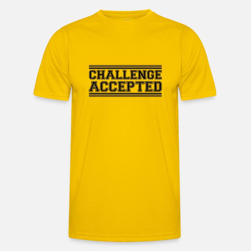 Challenge Accepted Design Men's Functional T-Shirt