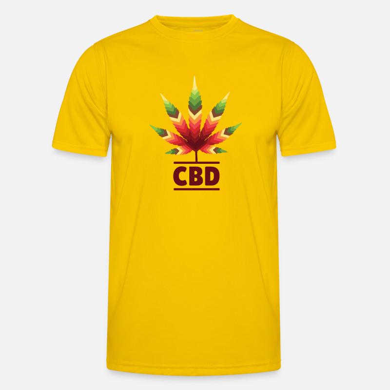 cbd leaf Men's Functional T-Shirt