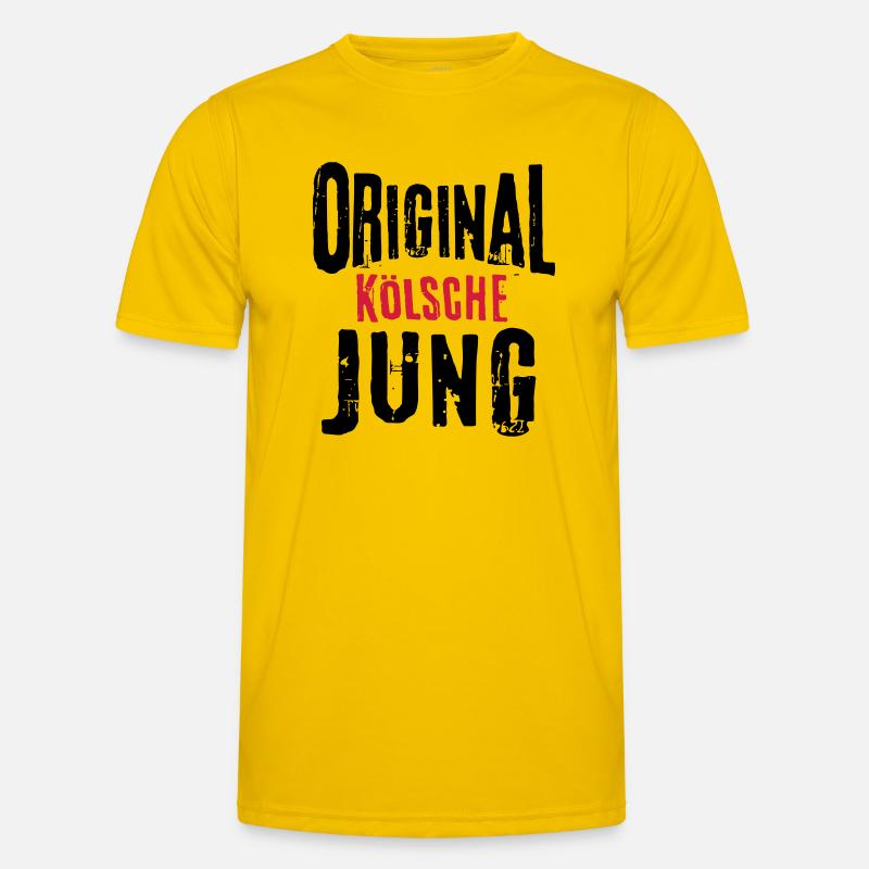 Kölsche Jung Kölner Original Geschenk Mann Köln Männer Funktions-T-Shirt