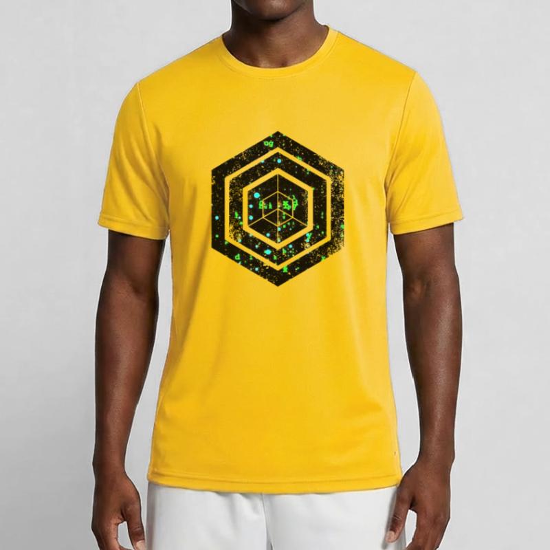 Hexagon-Programmierung Programmierer Codierung geometrisch Männer Funktions-T-Shirt