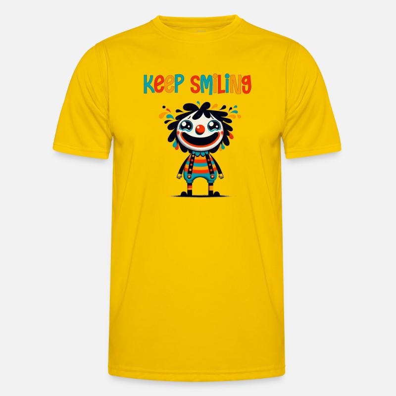 Keep Smiling Men's Functional T-Shirt