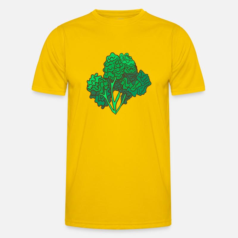 kale brown cabbage Cabbage Cabbage - Men's Functional T-Shirt - egg yellow