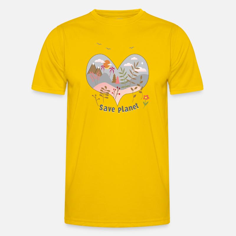 Save Planet Men's Functional T-Shirt