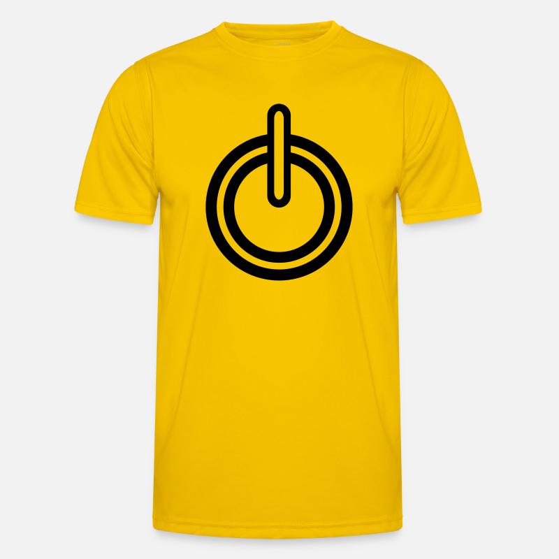 Power Strom Symbol Männer Funktions-T-Shirt