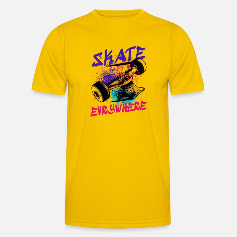 Skate evrywhere Men's Functional T-Shirt