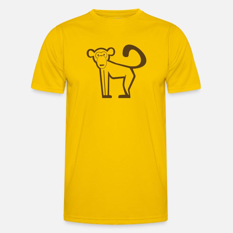 Singe, Primates, Évolution, Icône, Zoo, Cirque T-shirt sport Homme